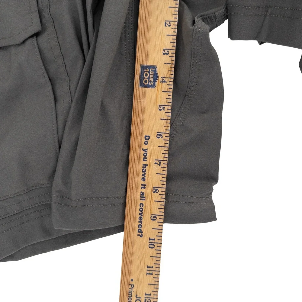 LOT OF‎ 2 Duluth Trading Co Mens 46 Flex Dry on the Fly Cargo Shorts Gray Tan
